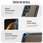 Samsung Galaxy S25 Series Magnetic Leather Phone Case