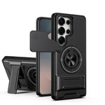 Samsung Galaxy S25 Series Protective Case with Lens Guard & Ring Stand