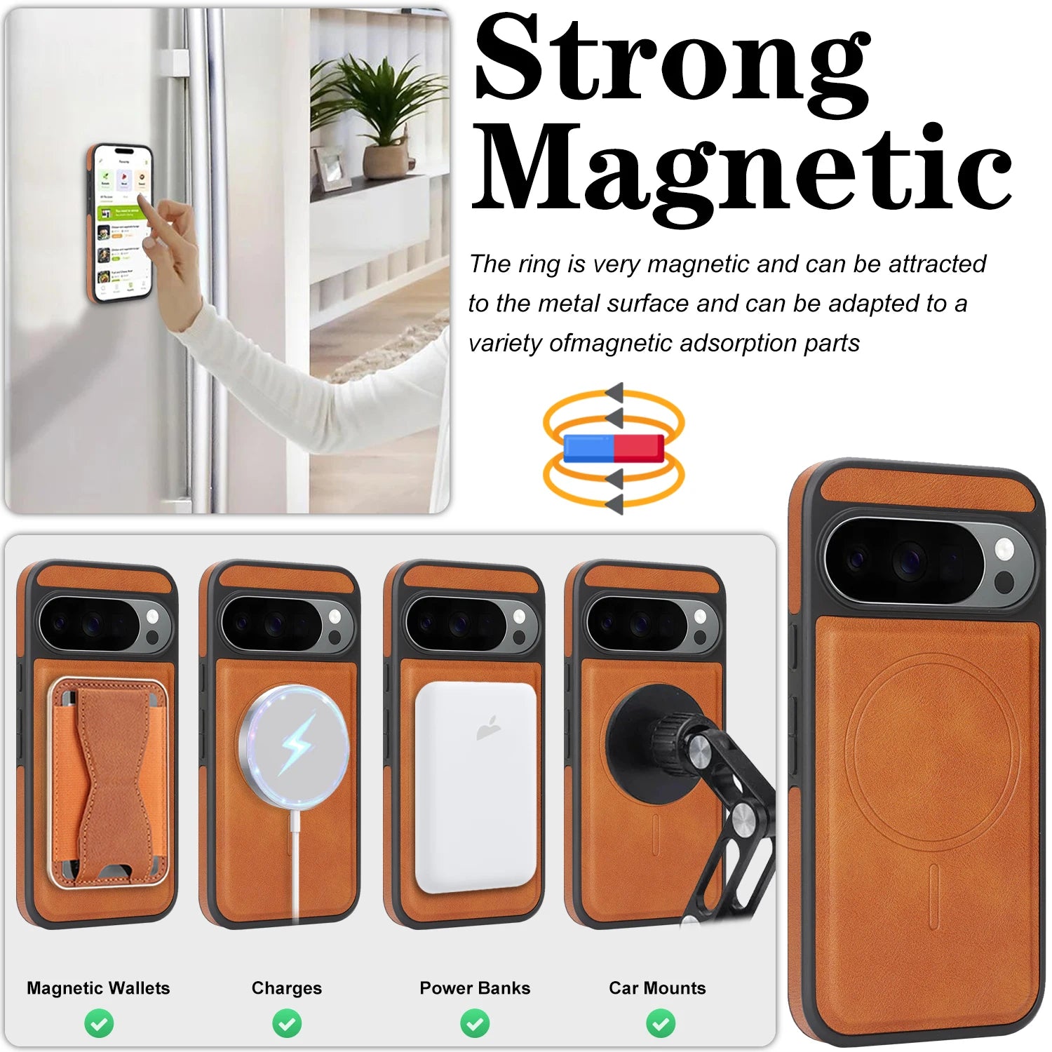 2-in-1 Magnetic Detachable Wallet Case for Google Pixel 10 Series