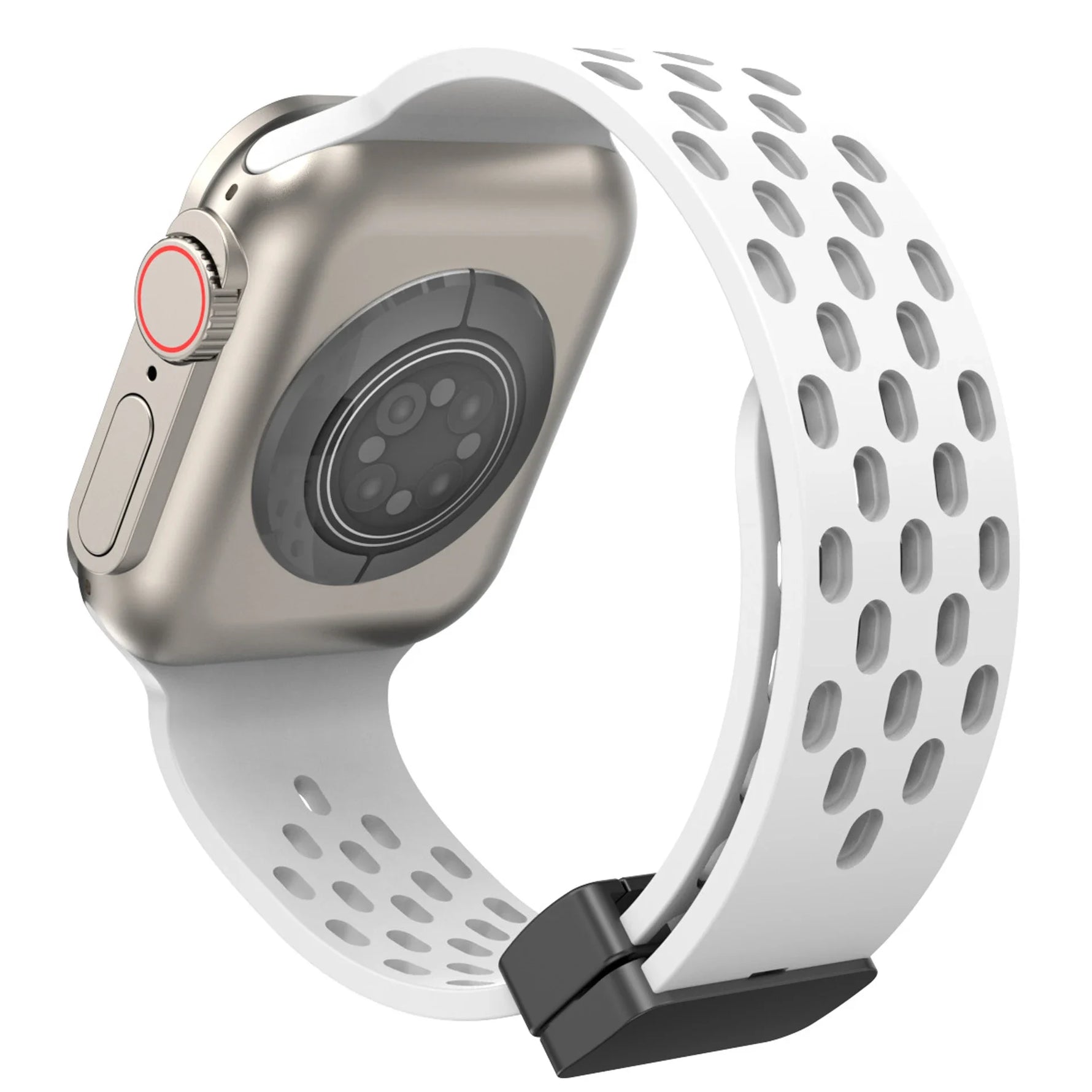 Breathable Magnetic Silicone Sport Strap for Apple Watch