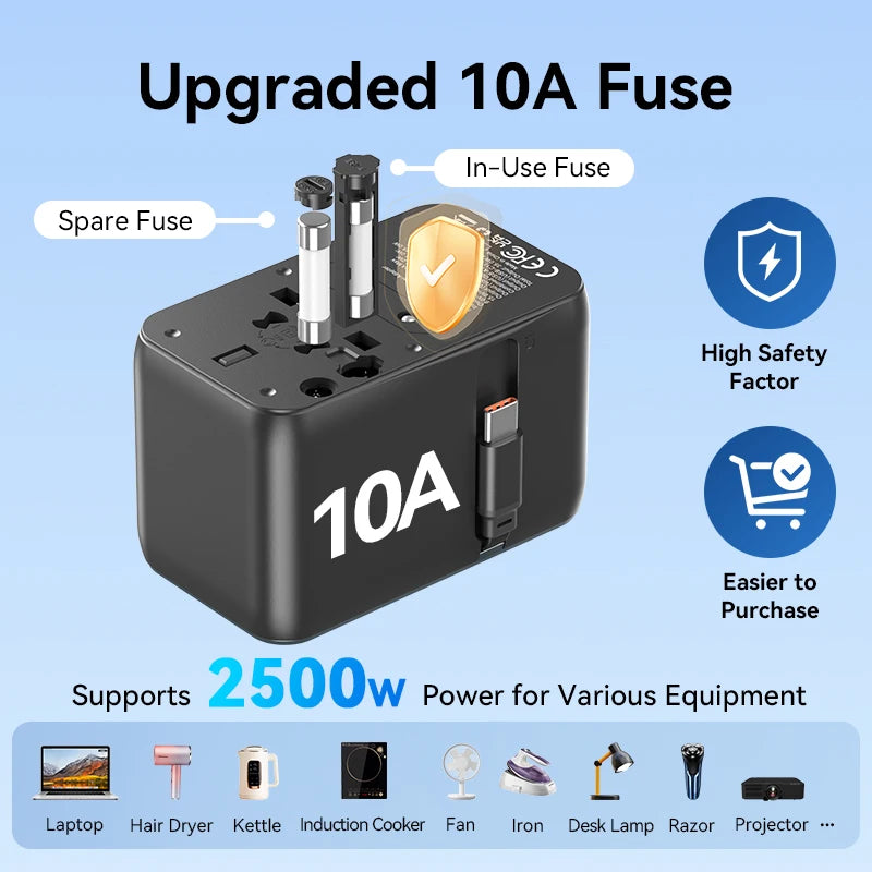 Vention 35W GaN Universal Travel Adapter