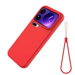 Xiaomi 17 Series Soft Liquid Silicone Case with Soft Flocked Lining