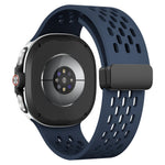 Perforated Silicone Sport Band with Magnetic Clasp for Samsung Galaxy Watch 9