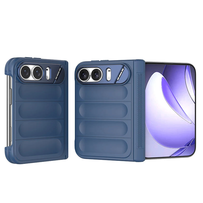 Shockproof Silcone Case with Hidden Kickstand for iPhone Duo