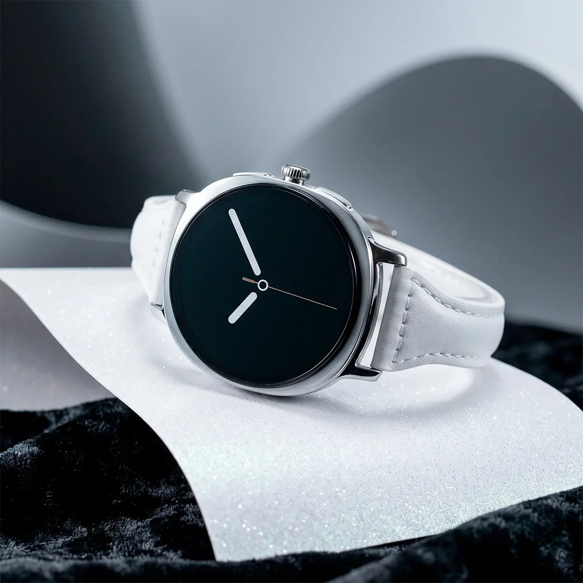 Leather Tapered Smartwatch Strap with Adjustable Fit for Samsung Galaxy Watch 9