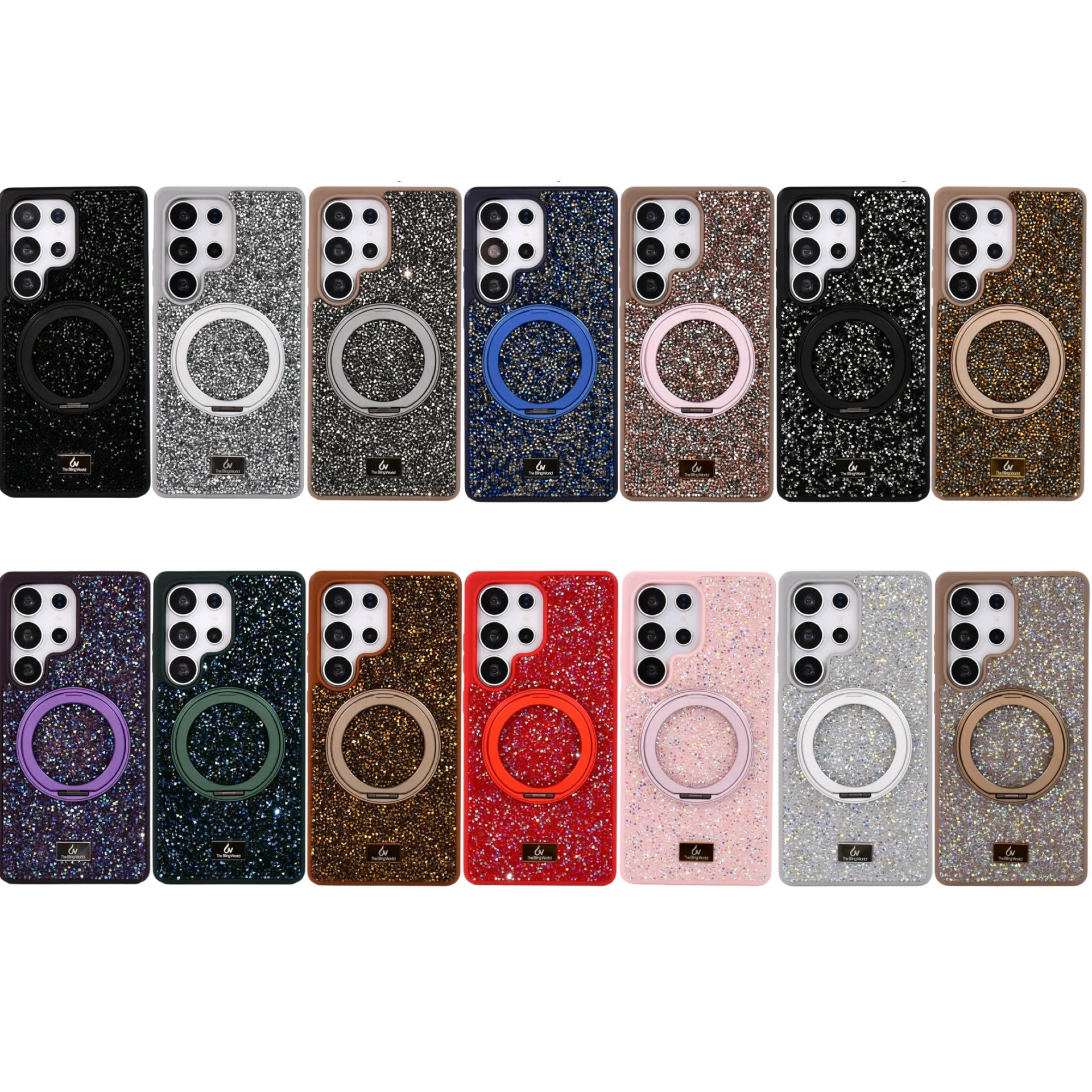 Premium Shockproof Crystal Magnetic Case for Samsung Galaxy S24 Series