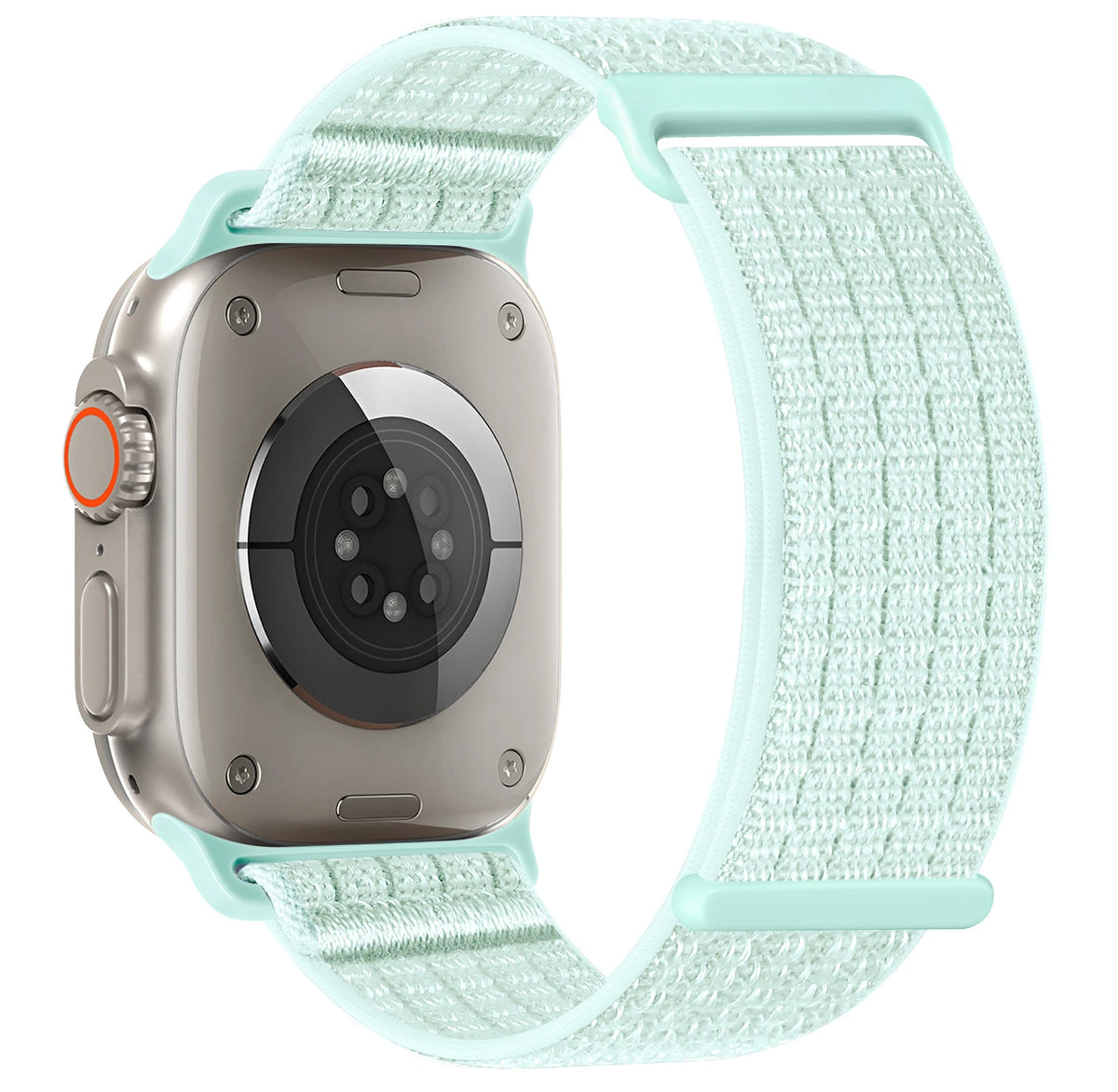 Breathable Woven Nylon Band with Hook-and-Loop Fastener for Apple Watch