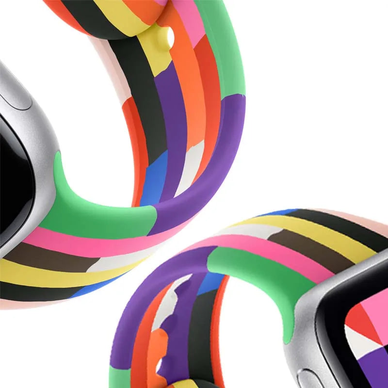 Printed Silicone Strap for Apple Watch