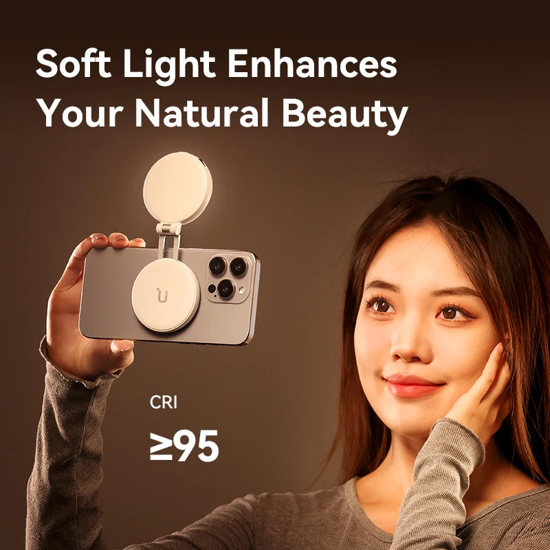 Ulanzi LM19 Bi-color MagSafe Light Phone Stand for iPhone