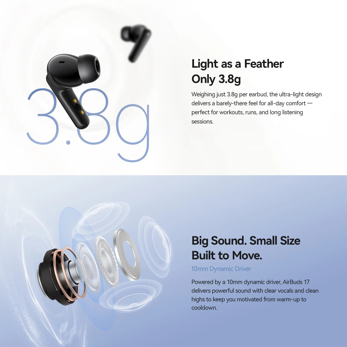 Blackview AirBuds 17 TWS Noise-Control Wireless Earphones