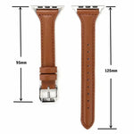 Elegant Slim Leather Strap for Apple Watch