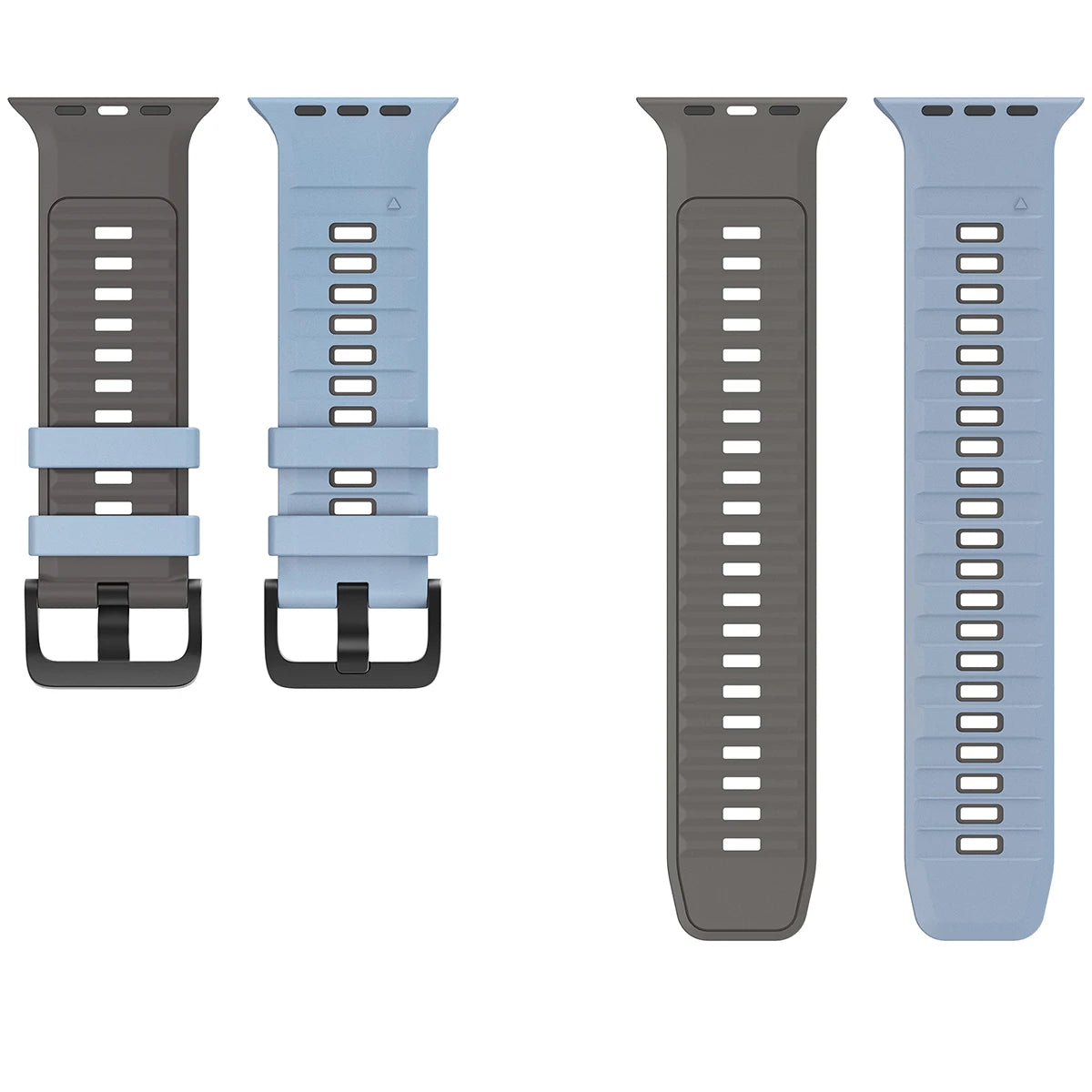 Two-Tone Silicone Replacement Band for Apple Watch
