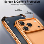 Shockproof Hollow Metal Case for iPhone 17 Series