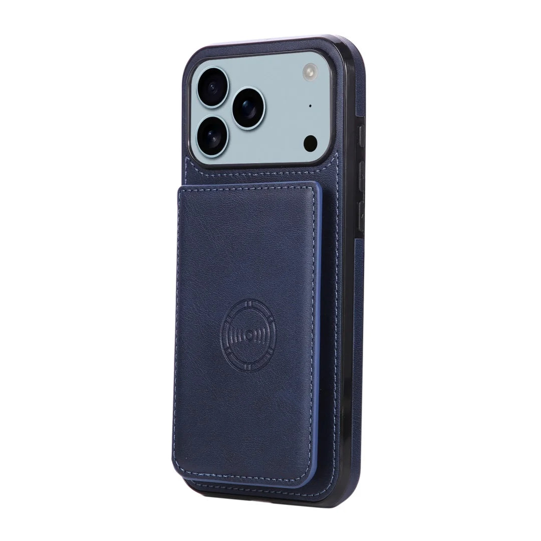 RFID Blocking Magnetic Leather Wallet Phone Case for iPhone 17 Series