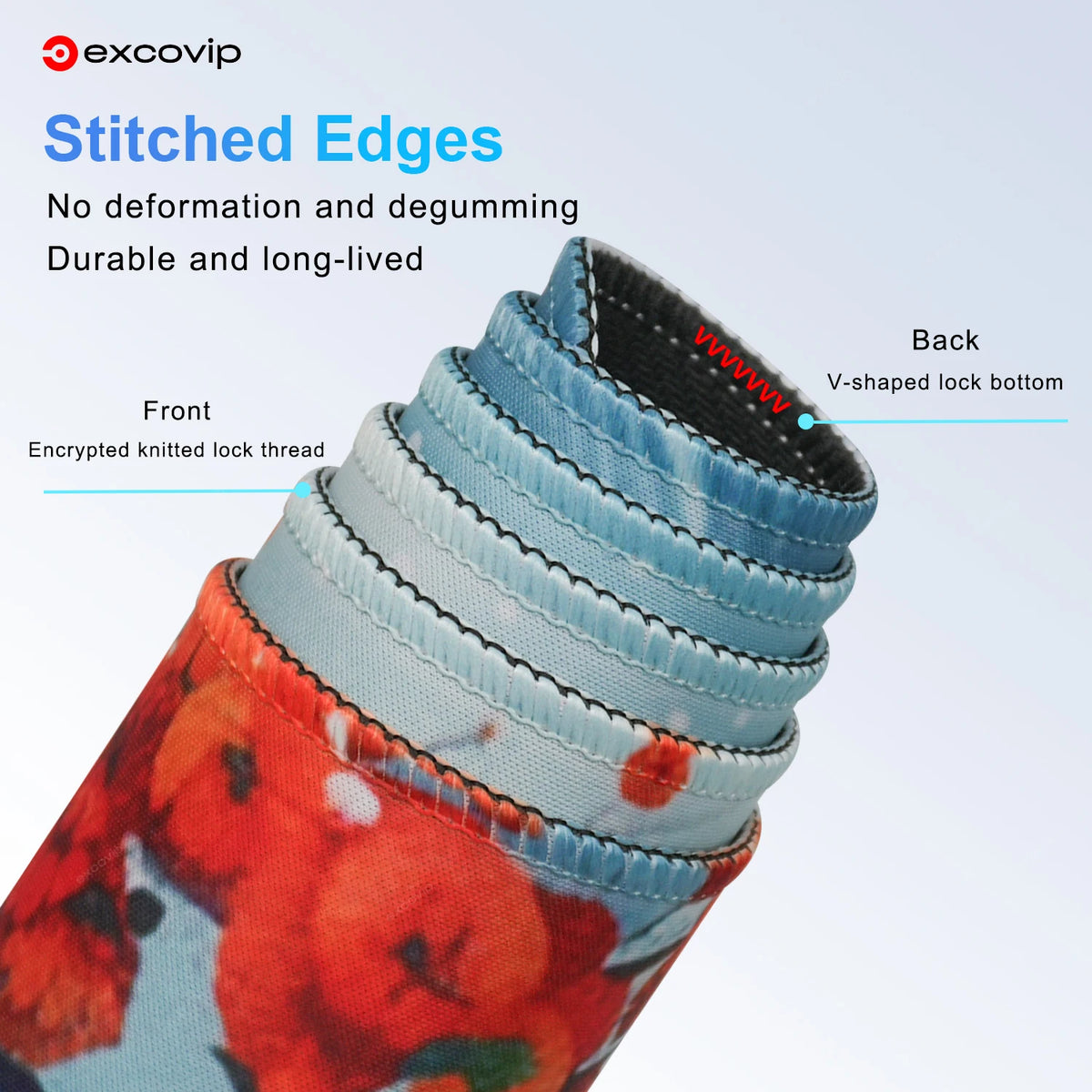 Extended Mouse Pad With Stitched Edge Non-Slip Base