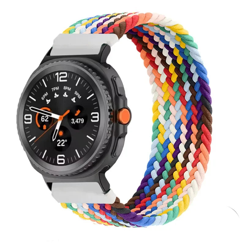Braided Nylon Solo Loop Replacement Strap for Samsung Galaxy Watch 8 & Galaxy Watch 8 Classic