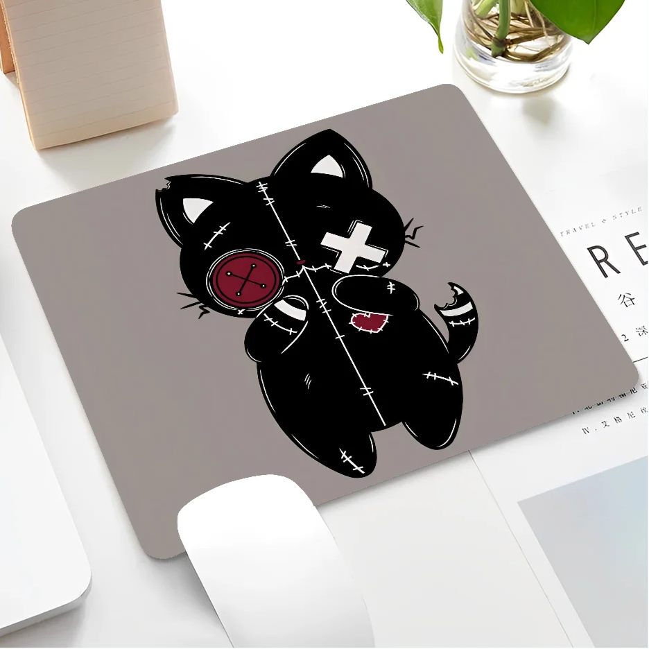 Black Cat Themed Mousepad