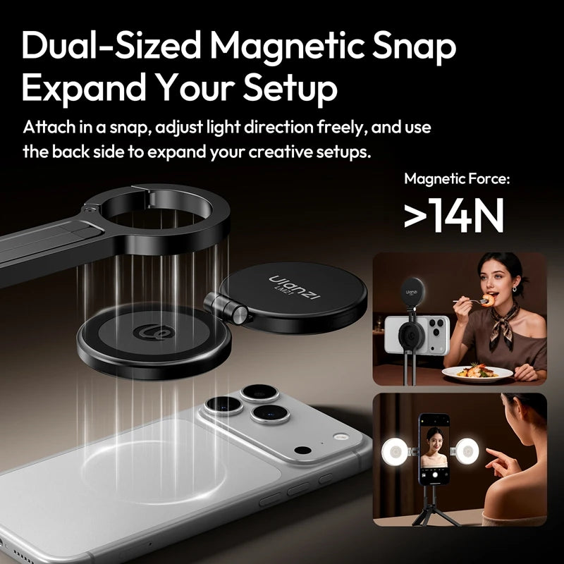 Ulanzi LM21 Magnetic Fill Light Foldable Selfie Light