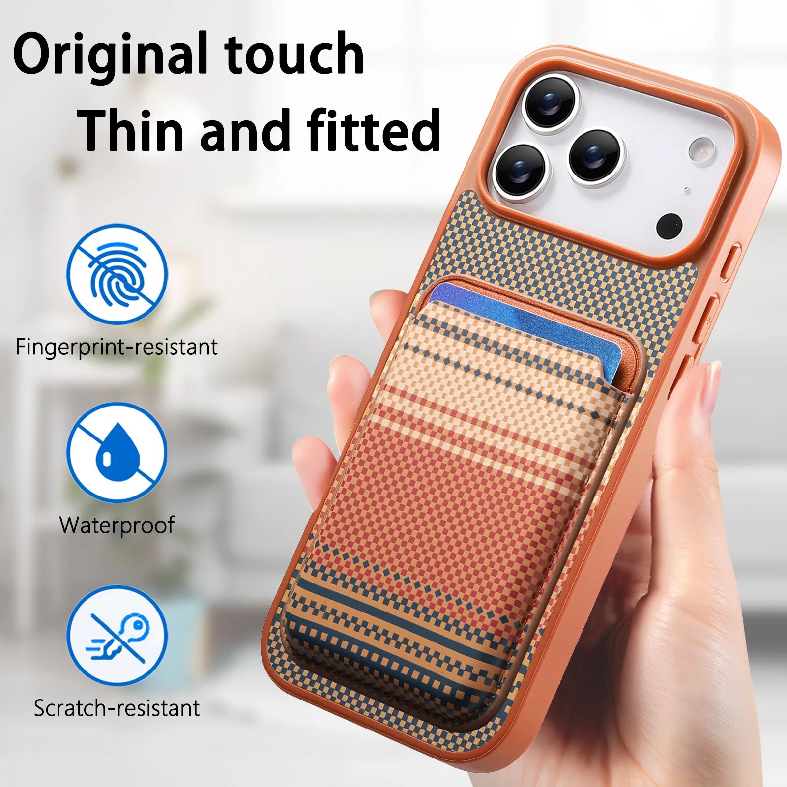 iPhone 17 Series MagSafe Gradual Color Case with Detachable Card Holder