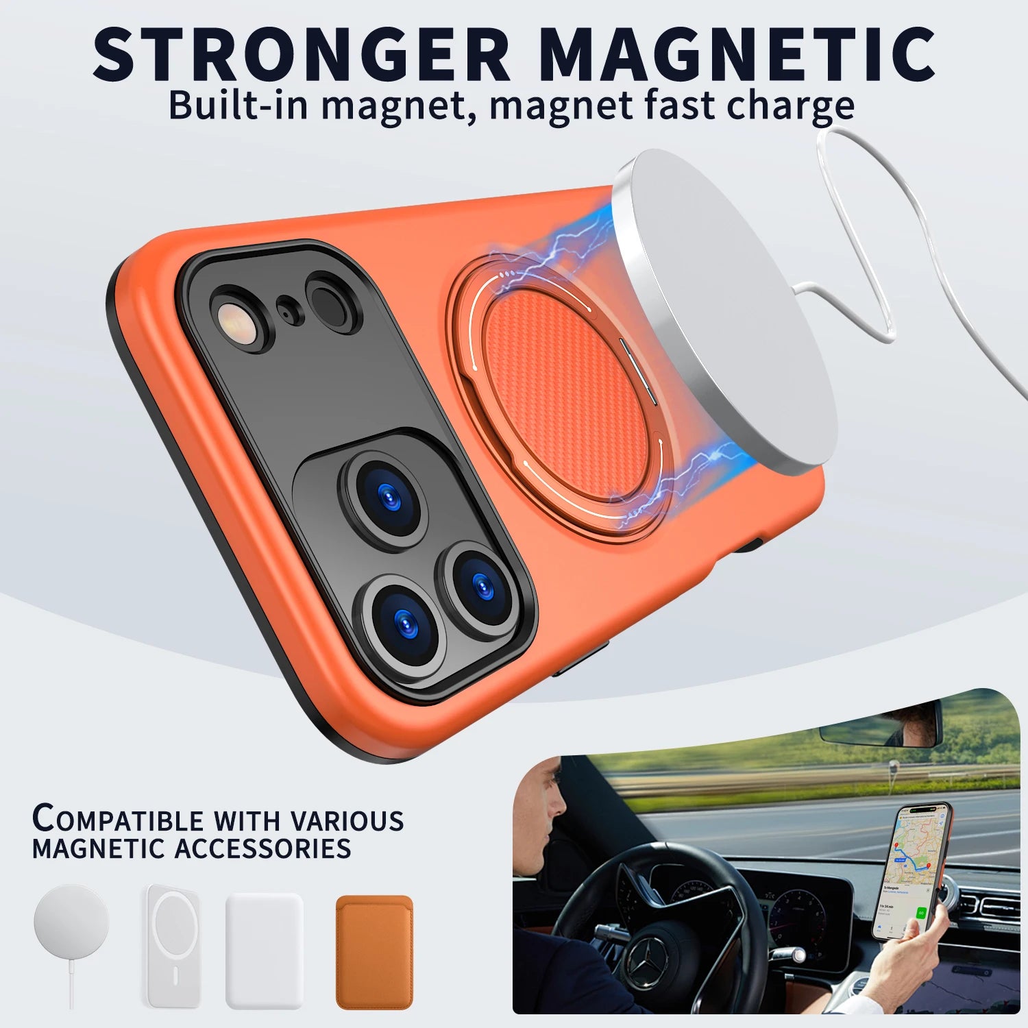 Dual Layer Armor MagSafe Case for iPhone 17 Series