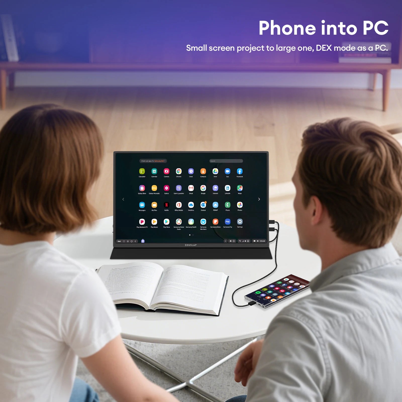 ZEUSLAP 16" 2.5K QHD Portable Gaming Monitor