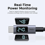 UGREEN 240W USB-C Cable with Digital Power Display