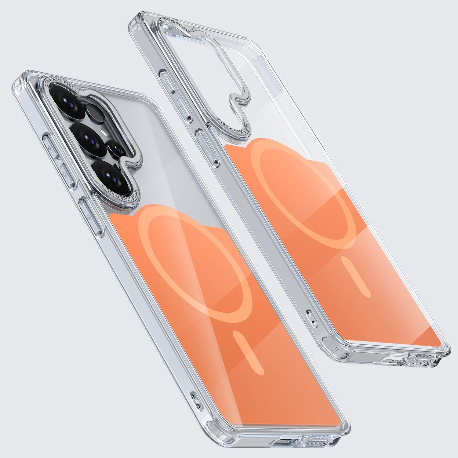 Luxury Transparent Magnetic Case for Samsung Galaxy S26 Series