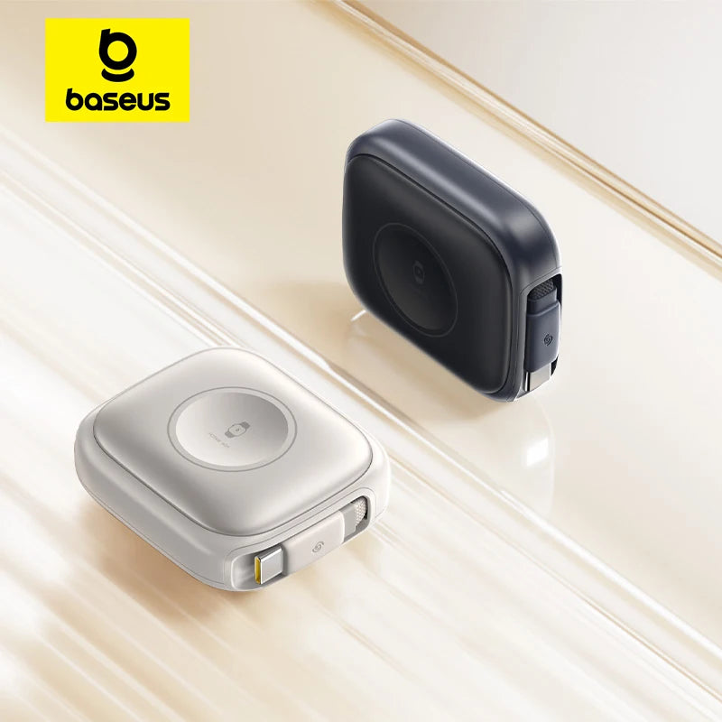 Baseus 100W Retractable USB-C PD Fast Charging Cable with Apple Watch Charger
