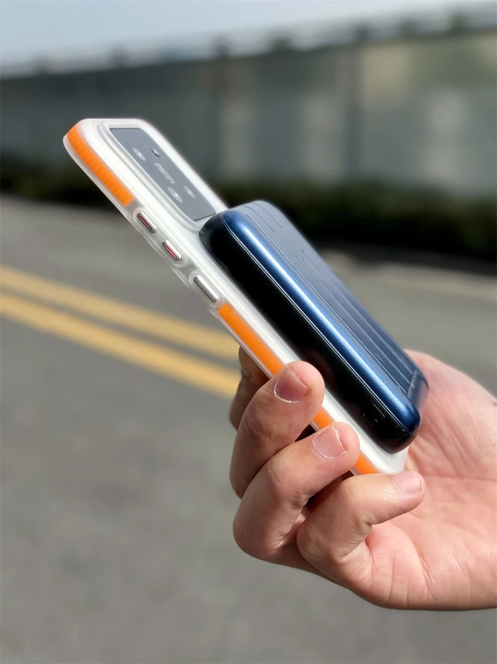 Corrugated Pattern Magnetic Wireless Charging Case for Xiaomi 14 Series