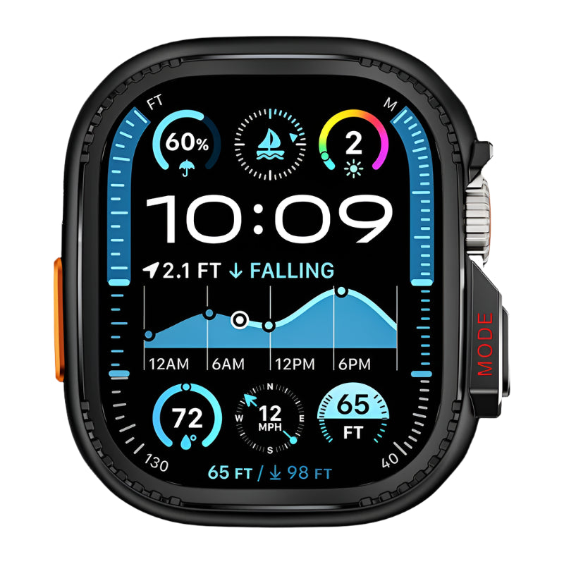 Durable Metal Bumper Frame for Apple Watch