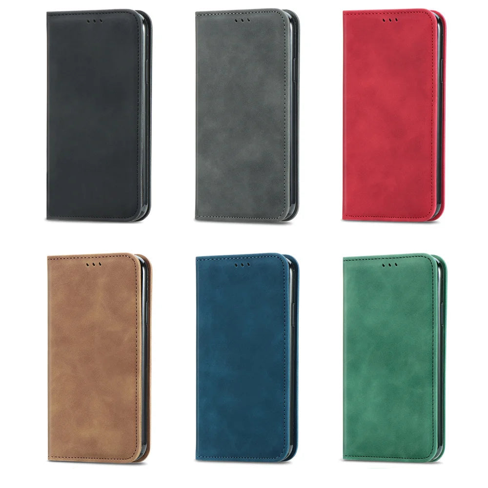 Business Flip Wallet Case with Card Holder for iPhone 17 Series