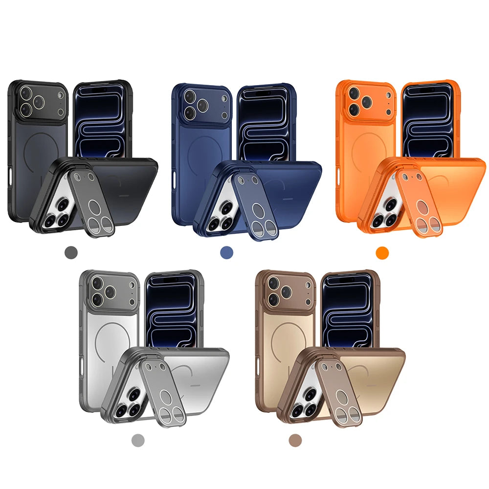 iPhone 17 Series MagSafe Case with Built-In Camera Lens Guard