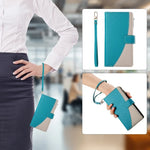 Leather Flip Crossbody Case with Multi-Card Zipper Wallet & Lanyard for iPhone 16 Series