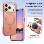 Business Lychee Grain Leather MagSafe Case for iPhone 17 Series