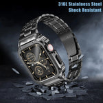 Apple Watch Series 10 Stainless Steel Strap and Case Set