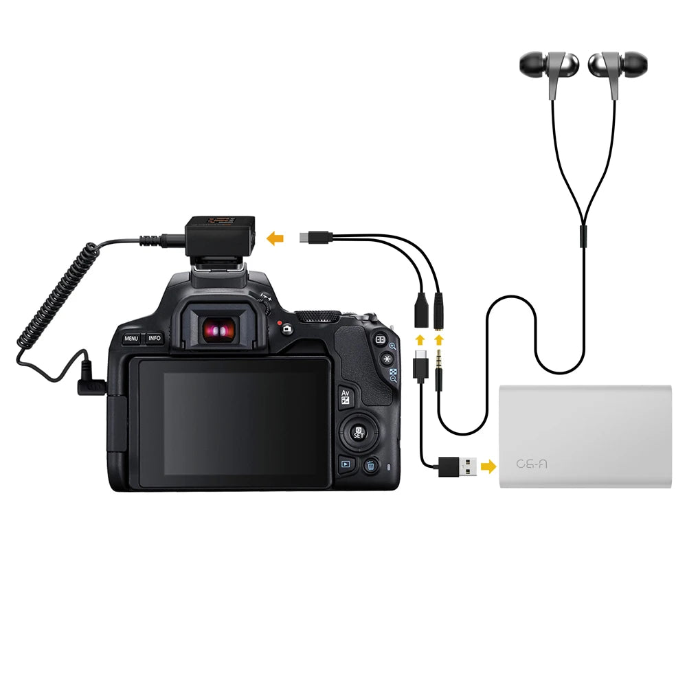 Comica Vimo C 2.4G Mini Wireless Lapel Microphone with Charging Case