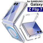 Shockproof Clear Magnetic Case for Samsung Galaxy Z Flip 7