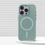 Honeycomb Grid Mesh Cooling Case with MagSafe for iPhone 15 Series