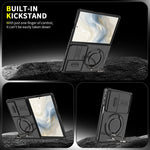 Heavy Duty PC+TPU Case with Rotating Ring Magnetic Car Mount Bracket for Samsung Galaxy Z Fold 8