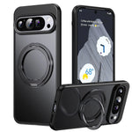 Premium Transparent Magnetic Case with 360° Rotating Stand for Google Pixel 10 Series