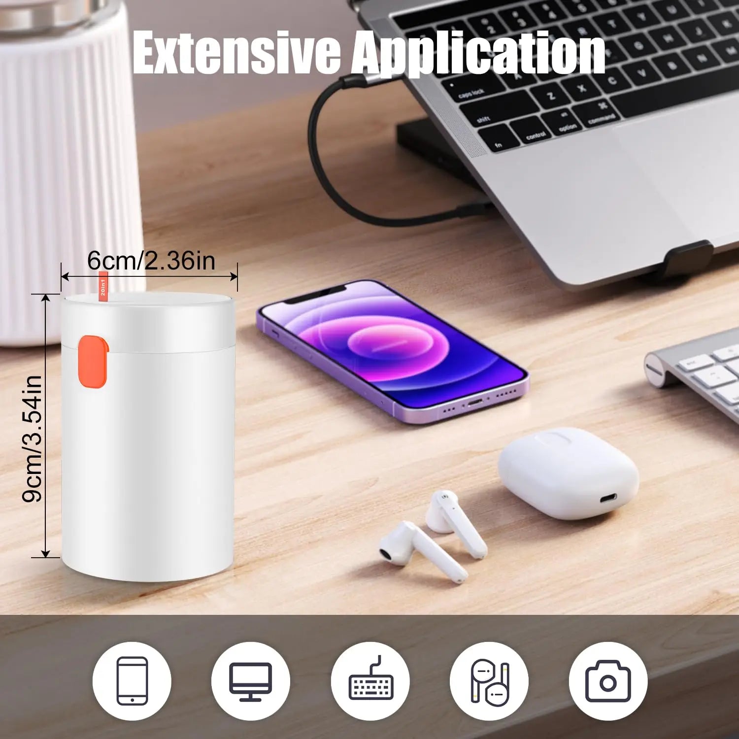 20-in-1 Multifunctional Cleaning Kit for Headphones, Keyboards, Laptops, and Cameras