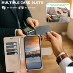 Luxury Fashion Flip Wallet Leather Case for Samsung Galaxy S26 Series