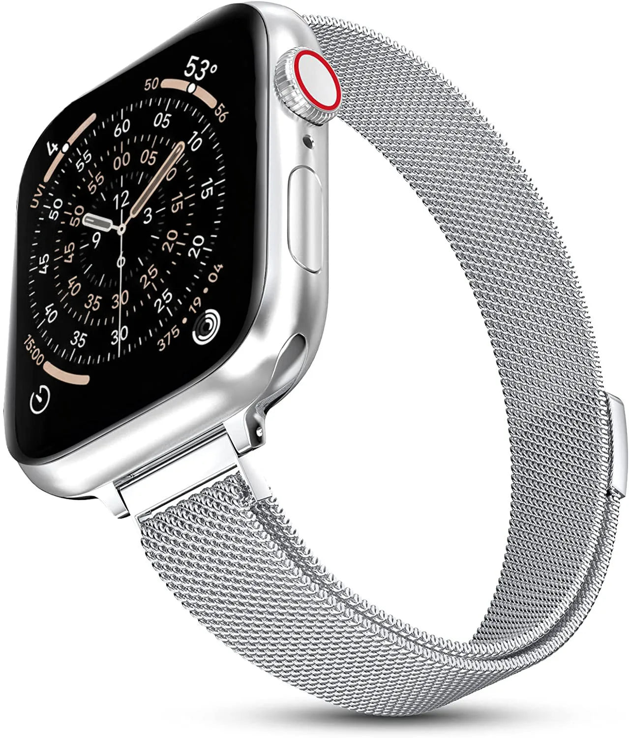 Elegant Slim Magnetic Milanese Loop Strap for Apple Watch