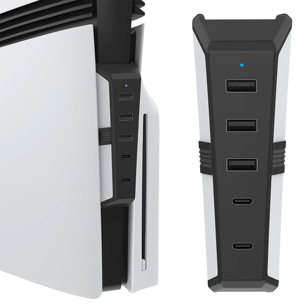 PlayStation 5 Pro USB Hub with Multiple USB Ports