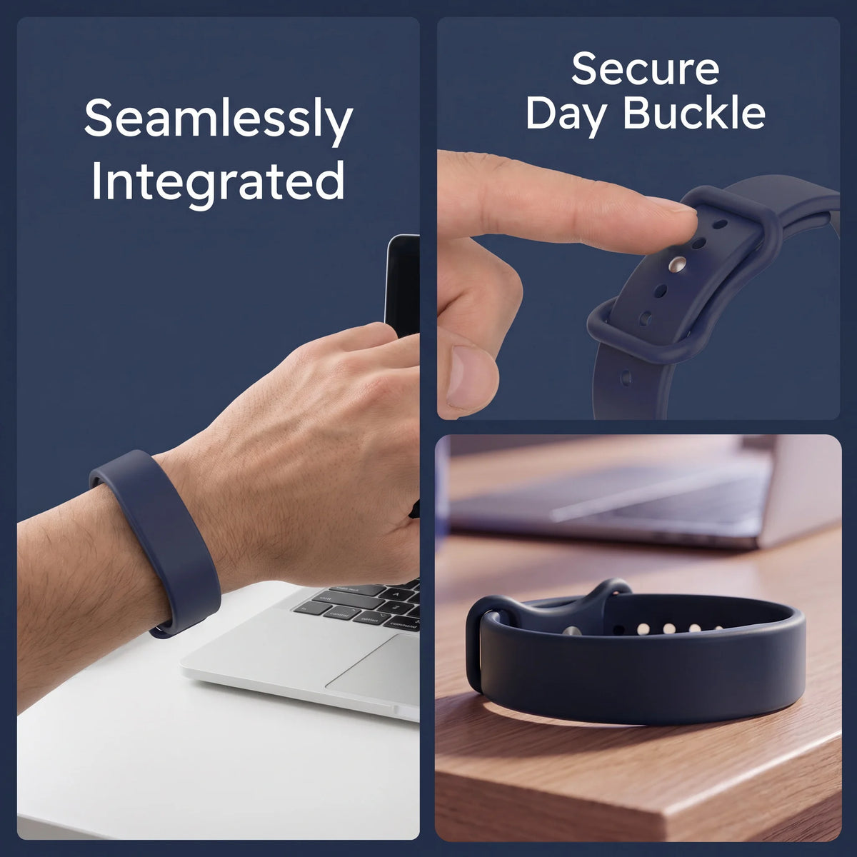 Perforated Silicone Strap For Google Fitbit Air