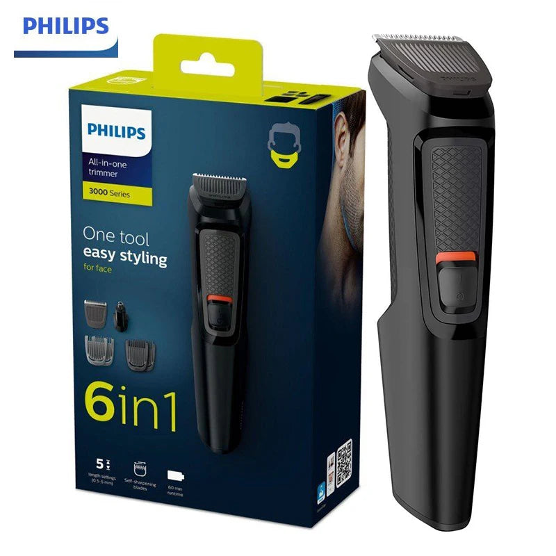 Philips Multigroom MG3710 6-in-1 Cordless Hair Clipper Kit
