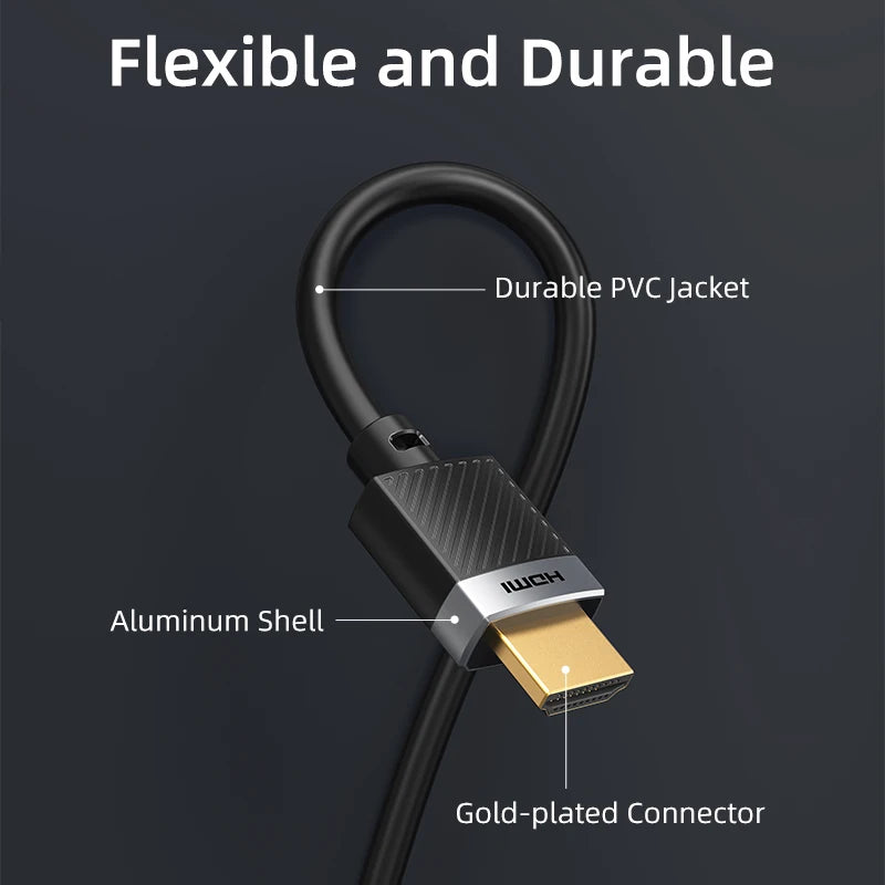 CABLETIME 4K 60Hz HDMI 2.0 High Speed Cable