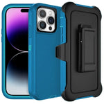 Three-Layer Shockproof Case with Belt Clip for iPhone 16 Series
