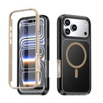 Transparent MagSafe Case with Shock-Absorbing Bumper Frame for iPhone 18 Series