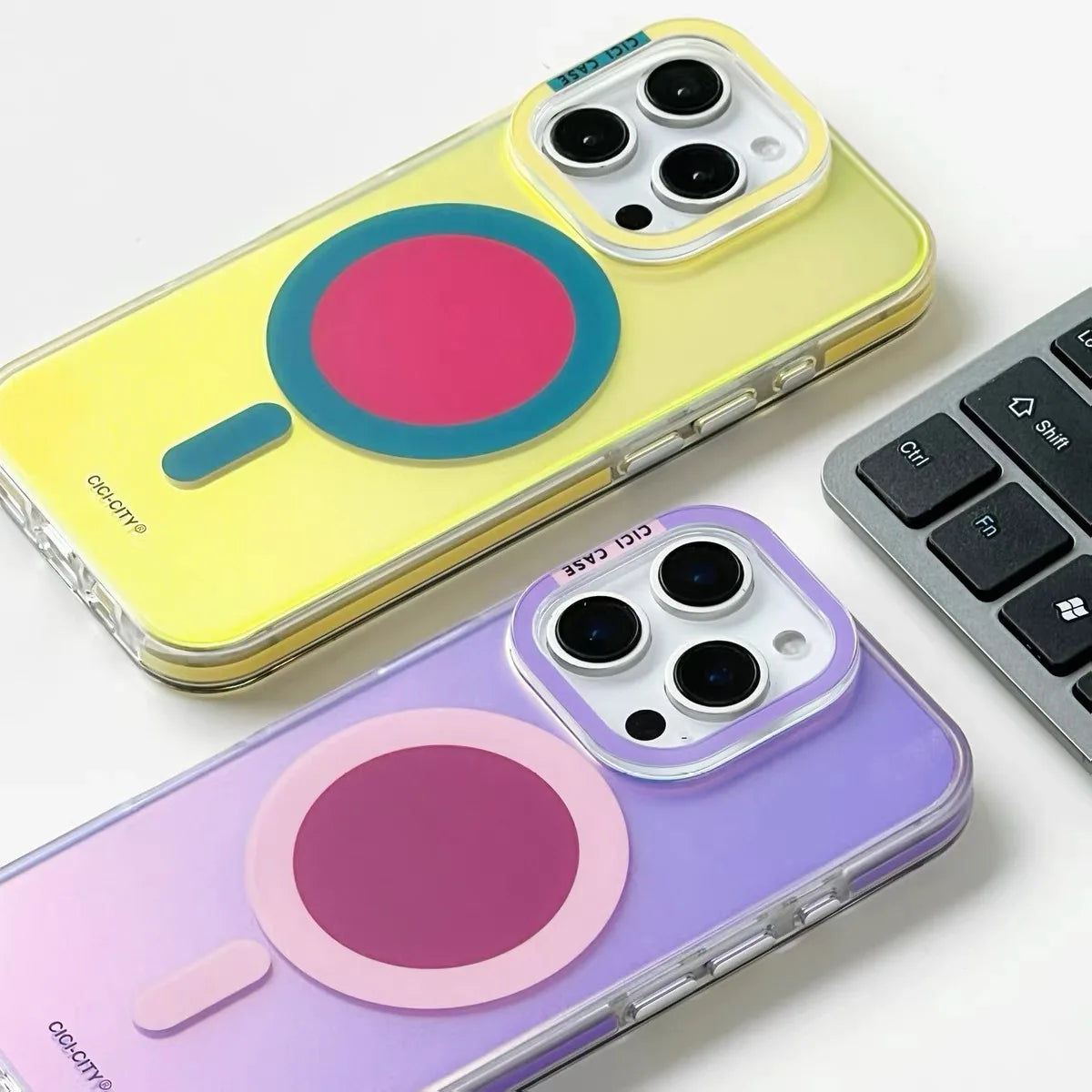 Luxury Fashion Matte Color-Changing MagSafe Case for iPhone 15 Series